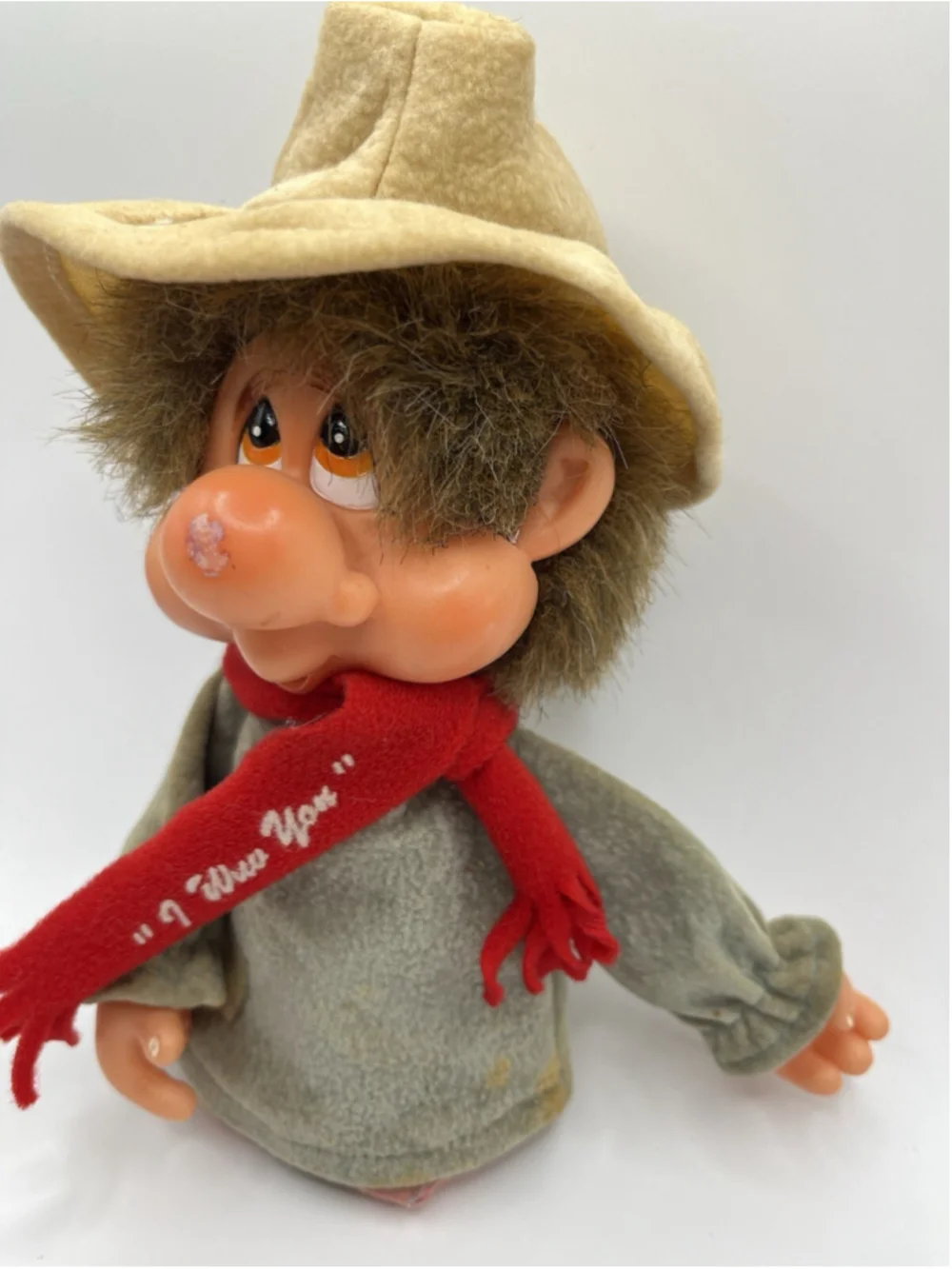 Vintage 1982 Applause Wadsworth Hobo Thumb Sucker Doll Plush With Tag 1980's Toy